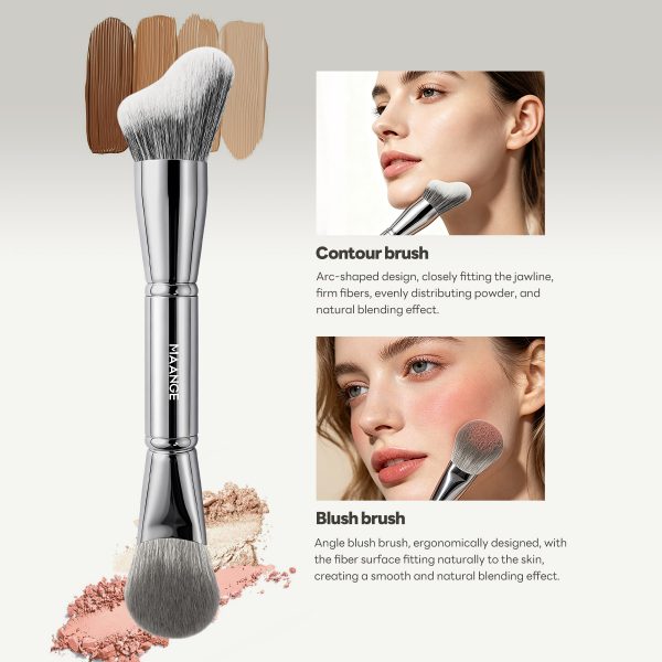 MAANGE Custom logo 10PCS Professional Makeup Brushes Private Label Foundation Eyeshadow Brush Makeup Brushes Set Makeup Tools