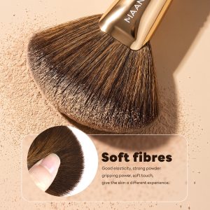 MAANGE Wholesale Private Label  8pcs Makeup Brushes  Foundation Concealer Blush Short-handled Travel Portable Makeup Brush Set - 图片 5