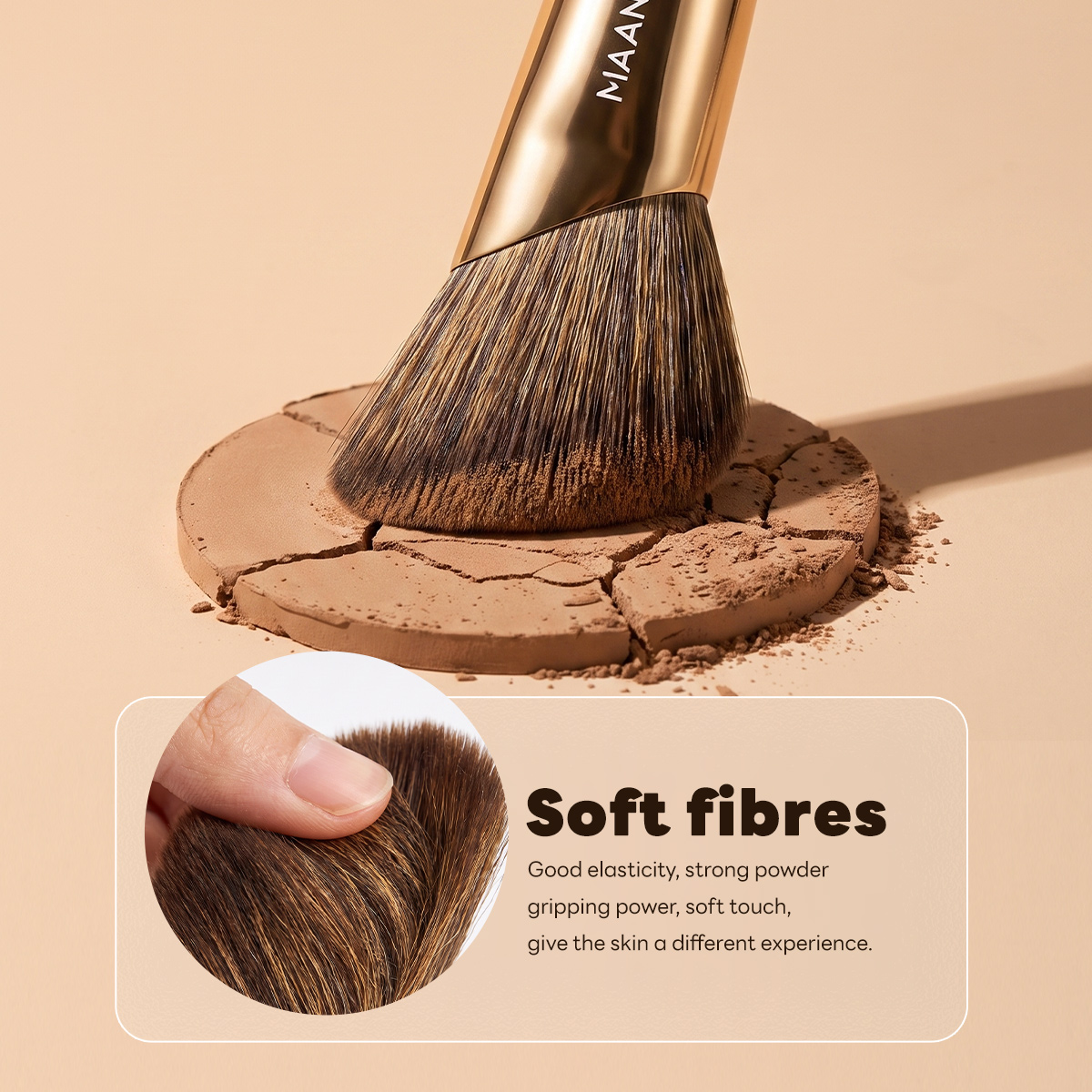 MAANGE Wholesale High Quality Private Label Single Makeup Brush  Anglesmall Contour Brush Professional Makeup Brush - 图片 4