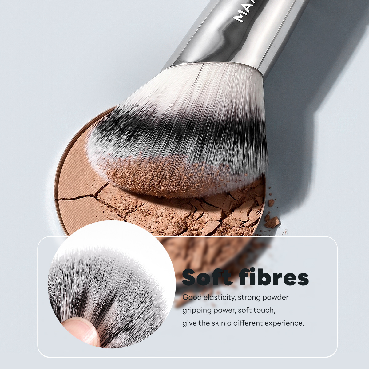 MAANGE High Quality Private Label Single Makeup Brush  Angle Small Contour Brush Professional Makeup Brush - 图片 4