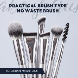 MAANGE Wholesale Private Label 15PCS Makeup Brush Set Foundation Loose Powder Eyeshadow Makeup Bag Makeup Tools Makeup Brush Kit - 图片 10