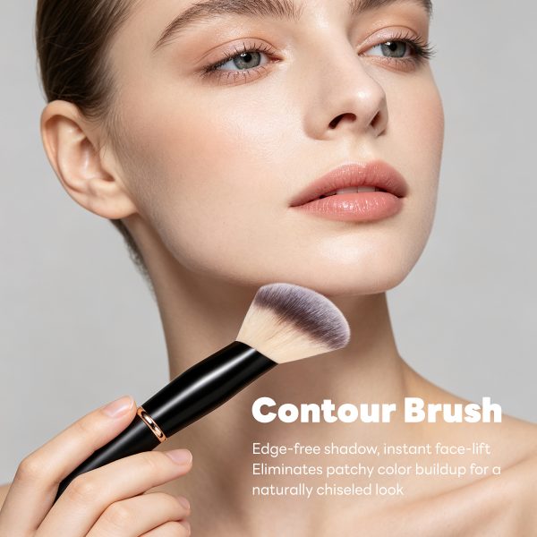 MAANGE Hot Selling 2PCS Makeup Brushes Custom Logo Foundation Loose Powder Professional Makeup Tools