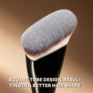 MAANGE Wholesale Custom  Single Sloping Makeup Brush 1pcs Powder Puff  Fluffy Soft Fibers Professional Contour  Makeup Brush - 图片 5