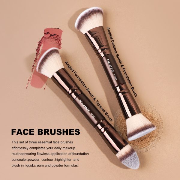 MAANGE  Wholesale 8pcs Makeup Brushes Set Foundation Concealer Blush Eyeshadow Professional Brushes for Makeup