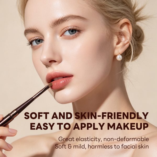 MAANGE Wholesale 2PCS Makeup Brush Set Concealer Lip Brush Highlighting and Contouring Brush  Professional Makeup Brush Set