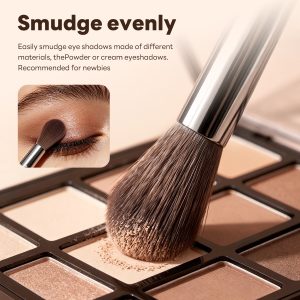 MAANGE Private Label  8pcs Makeup Brushes  Makeup Bag Foundation Concealer Blush Short-handled Travel Portable Makeup Brush Set - 图片 7