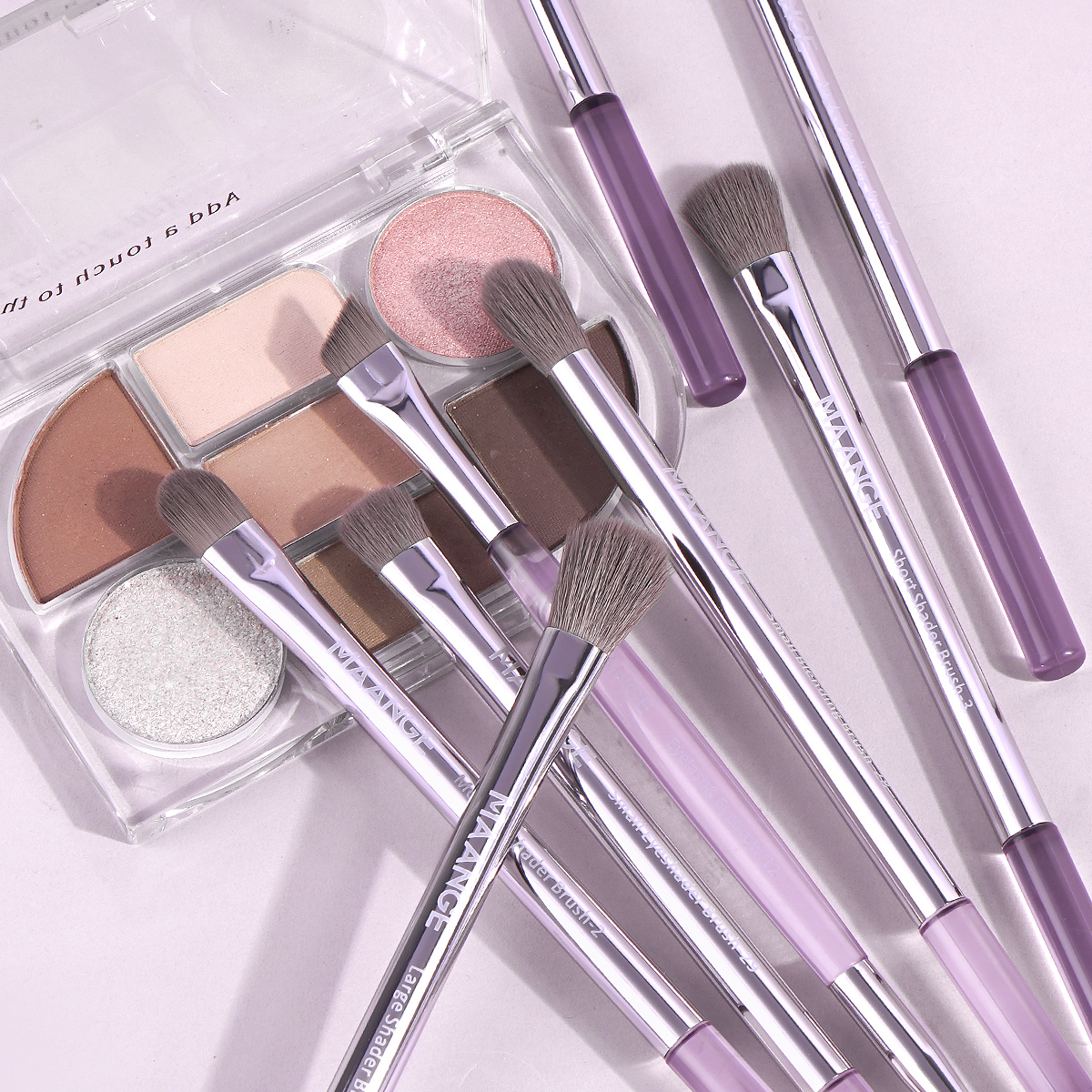 MAANGE 19pcs Private Label Luxury Makeup Brush OEM&ODM  2 Powder Puff Makeup Bag Facial Professional Makeup Brush Set - 图片 7