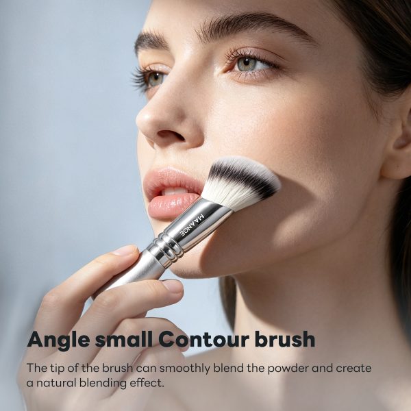 MAANGE High Quality Private Label Single Makeup Brush Angle Small Contour Brush Professional Makeup Brush