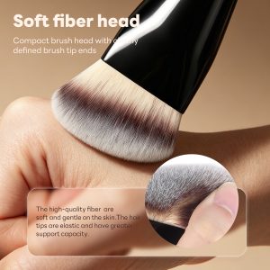 MAANGE Wholesale Custom  Single Sloping Makeup Brush 1pcs Powder Puff  Fluffy Soft Fibers Professional Contour  Makeup Brush - 图片 6