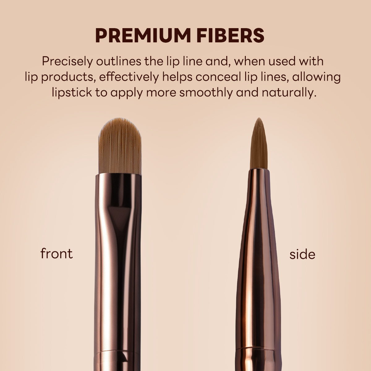 MAANGE Wholesale 2PCS Makeup Brush Set Concealer Lip Brush Highlighting and Contouring Brush  Professional Makeup Brush Set - 图片 2