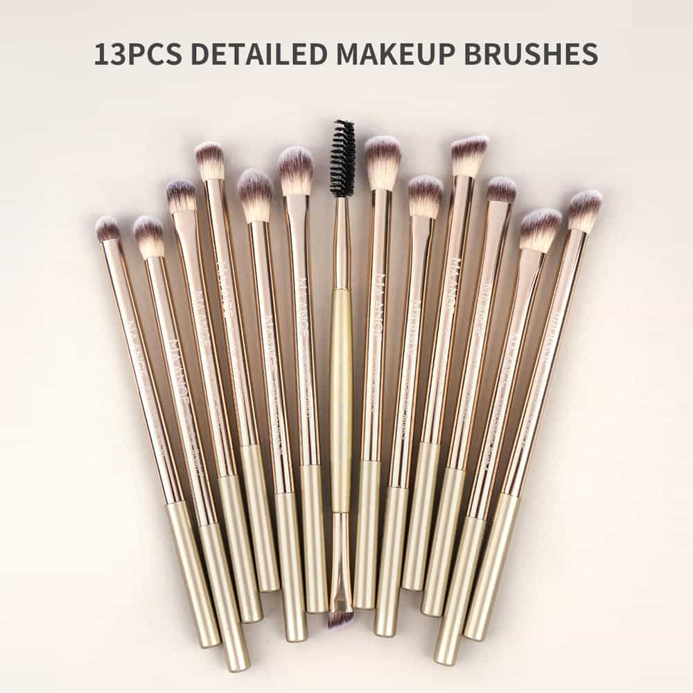 MAANGE Wholesale 16pcs Makeup Brush  Private Label Foundation Eyeshadow Blush Loose Powder Facial  Professional Makeup Brush Set - 图片 9