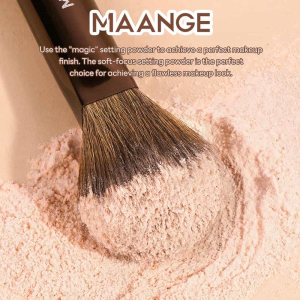 MAANGE Wholesale High Quality 3pcs Makeup Brush Set Foundation Loose Powder Contouring Professional Makeup Brush Kit