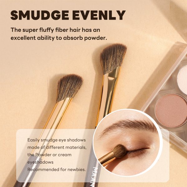 MAANGE Professional 21PCS Makeup Brush 12PCS Powder Puff Makeup Bag Foundation Eyeshadow Loose Powder Blush Makeup Brush Set