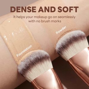 MAANGE Custom Private Label Professional Single Makeup Brush 1pcs Powder Puff  Professional Foundation Makeup Brushes - 图片 2