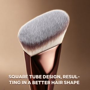 MAANGE Wholesale 2PCS Foundation Loose Powder Makeup Brush Set Private Label &OEM BB Cream Brochas De Maquillaje Makeup Tools - 图片 6