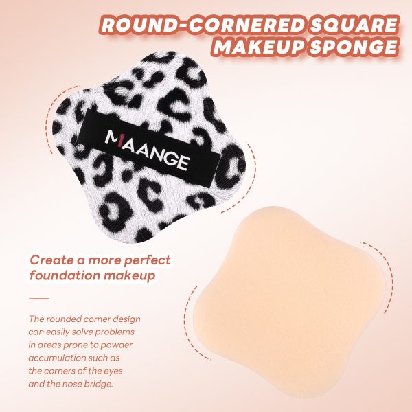 MAANGE Wholesale 21PCS Makeup Brush 12PCS Powder Puff Makeup Bag Foundation Eyeshadow Loose Powder Blush Makeup Brush Set