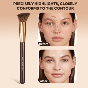MAANGE Professional 21PCS Makeup Brush 12PCS Powder Puff  Makeup Bag Foundation Eyeshadow Loose Powder Blush Makeup Brush Set - 图片 4