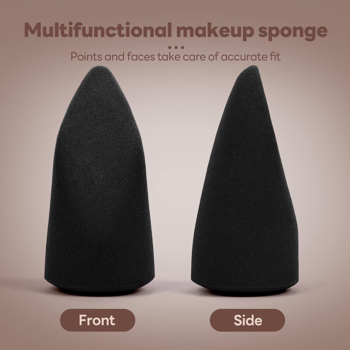 MAANGE Wholesale Custom Private Label Single Makeup Brush 1pcs Powder Puff Foundation Blush Contouring Professional Makeup Brush - 图片 9
