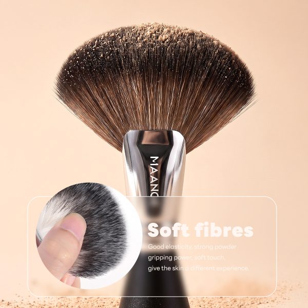 MAANGE Private Label 8pcs Makeup Brushes Makeup Bag Foundation Concealer Blush Short-handled Travel Portable Makeup Brush Set
