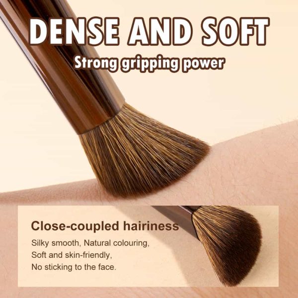 MAANGE Wholesale High Quality 3pcs Makeup Brush Set Foundation Loose Powder Contouring Professional Makeup Brush Kit