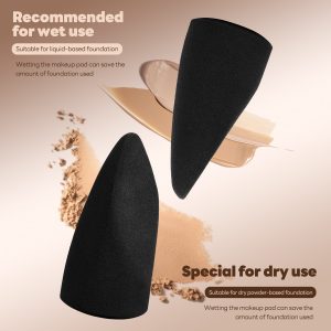 MAANGE  Wholesale Customized  21pcs Makeup Brushes 8pcs Powder Puff Foundation Concealer Blush Professional Makeup Brush Set - 图片 10