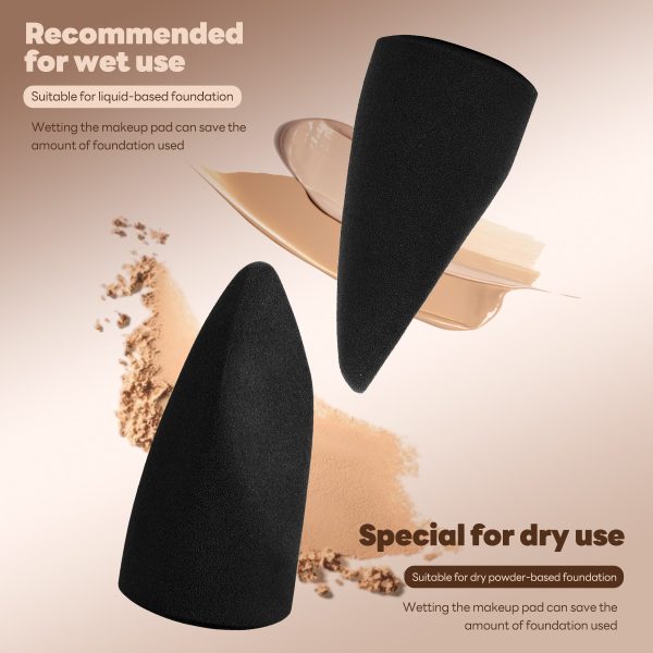 MAANGE  Wholesale Customized  21pcs Makeup Brushes 8pcs Powder Puff Foundation Concealer Blush Professional Makeup Brush Set