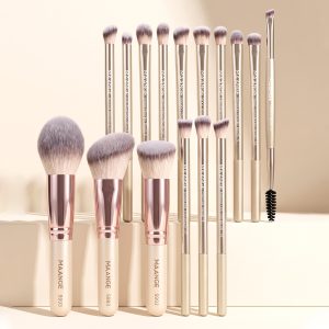 MAANGE Wholesale 16pcs Makeup Brush  Private Label Foundation Eyeshadow Blush Loose Powder Facial  Professional Makeup Brush Set