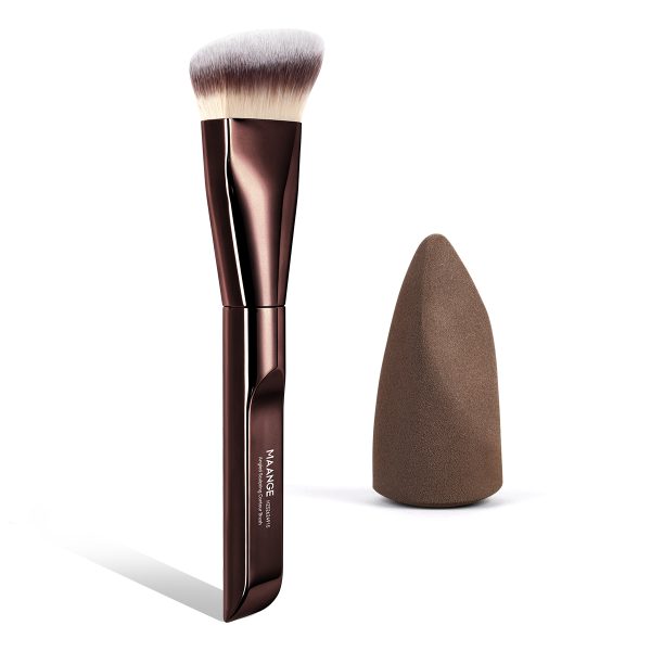 MAANGE Wholesale Custom Single Portable Soft Synthetic Hair Makeup Brushes Fluffy Soft Fibers Professional Contour Makeup Brush