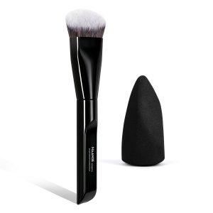 MAANGE Wholesale Custom Private Label Single Makeup Brush 1pcs Powder Puff Foundation Blush Contouring Professional Makeup Brush