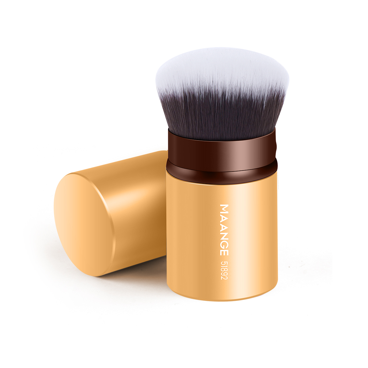MAANGE Wholesale 7pcs Custom Makeupbrushes  Loose Powder Blush Foundation Highlighter Concealer Professional Makeup Brushes - 图片 2