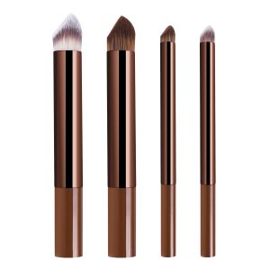 MAANGE Wholesale Custom OEM&ODM 4PCS Makeup Brush Synthetic Hair Customizable Facial Professional Makeup Brush Set