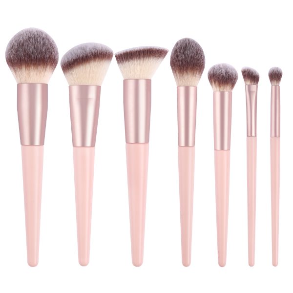 MAANGE Custom Logo OEM&ODM Luxury 7pcs Double-ended Makeup Brushes Set Private Label Facial Professional Makeup Brush Set