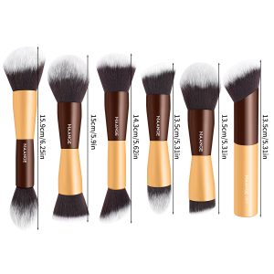 MAANGE New Arrival 6PCS Makeup Brushes Foundation Brushes Concealer Brushes Customizable Facial Professional Makeup Brush Set - 图片 9