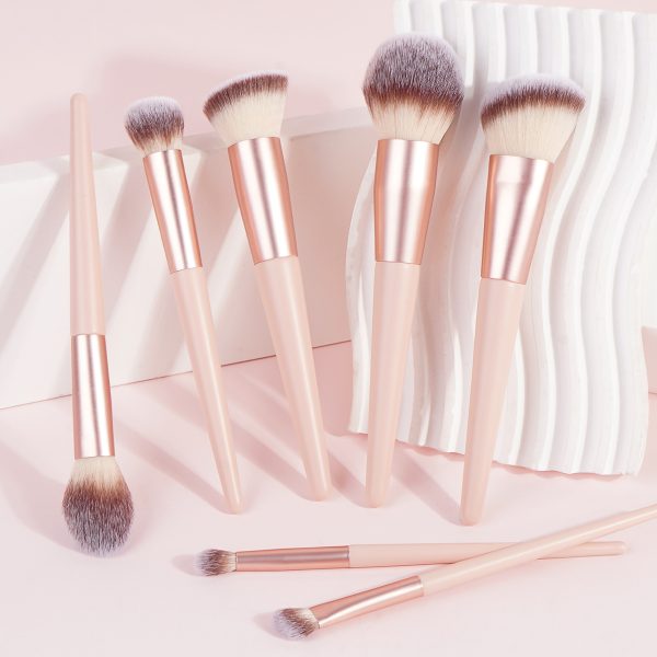 MAANGE Custom Logo OEM&ODM Luxury 7pcs Double-ended Makeup Brushes Set Private Label Facial Professional Makeup Brush Set