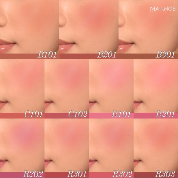 MAANGE Liquid Blush Lightweight Matte Finish Soft-focus Effect Silky Smooth Blending Highly Pigmented Facial Liquid Blush