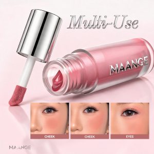 MAANGE Liquid Blush Lightweight Matte Finish Soft-focus Effect Silky Smooth Blending Highly Pigmented Facial Liquid Blush - 图片 5