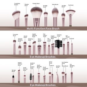 MAANGE Professional 30pcs Face Makeup Brush Set Foundation Blush Contouring Eyeshadow Cosmetic Beauty  Wholesale Makeup Tools - 图片 2