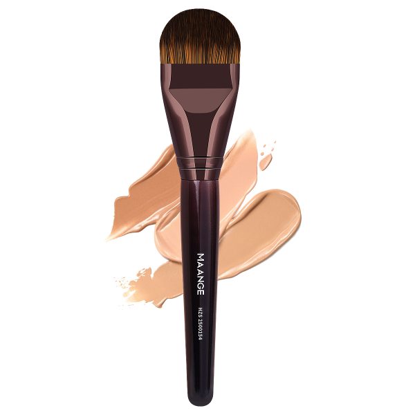 MAANGE Custom OEM&ODM Private Label Flat Foundation Brush Liquid Concealer Brush Wholesale Soft Full Coverage Makeup Brushes