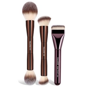 MAANGE Wholesale 3pcs Professional Makeup Brush Face Beauty Tools  Foundation Loose Powder Contouring Blush Makeup Brushes