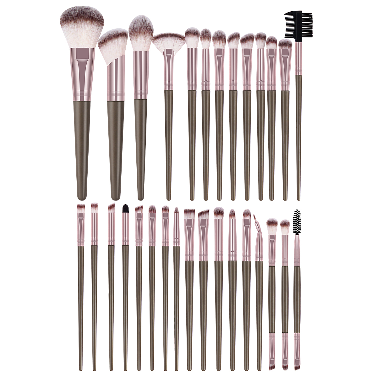 MAANGE Professional 30pcs Face Makeup Brush Set Foundation Blush Contouring Eyeshadow Cosmetic Beauty  Wholesale Makeup Tools - 图片 1