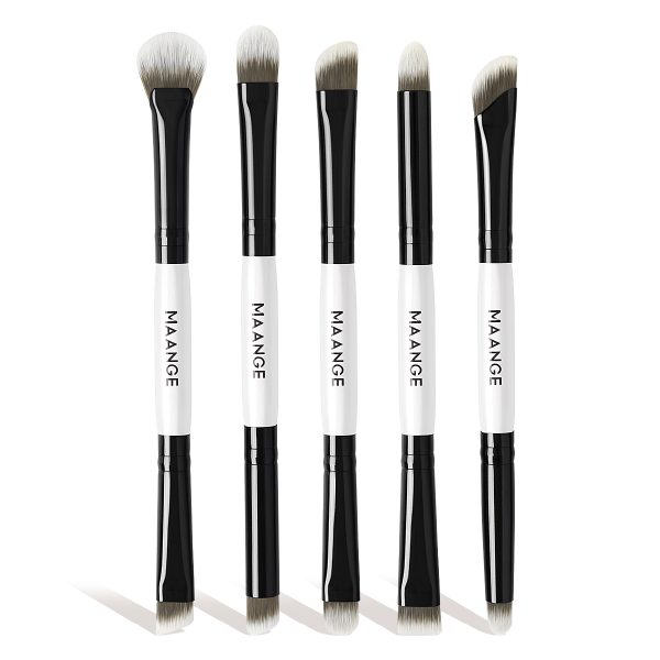 MAANGE  Wholesale Custom OEM&ODM 5PCS Eyeshadow Makeup Brush Set Highlights Concealer Professional Makeup Brush Set