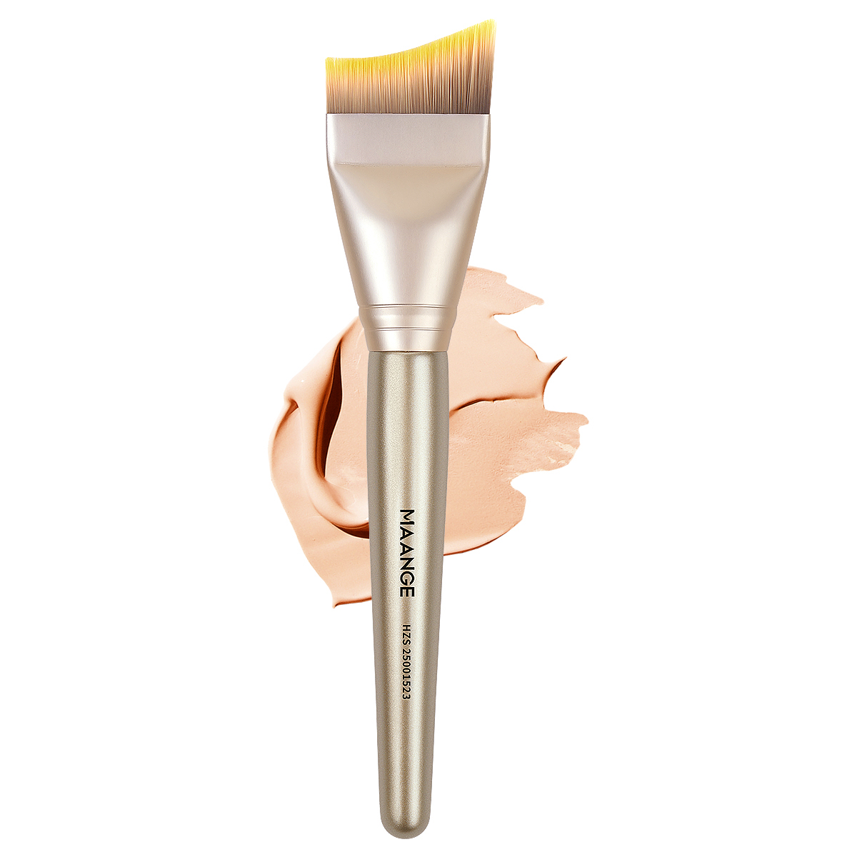 MAANGE Wholesale Foundation Brush Wood Handle Single Makeup Foundation Brush Facial Makeup Brushes - 图片 2