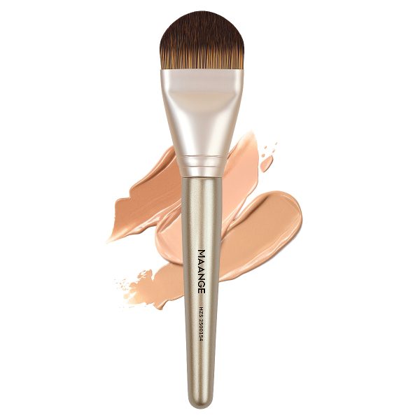 MAANGE Custom Logo OEM&ODM Private Label Flat Foundation Brush for Liquid Wholesale Soft Full Coverage Makeup Brushes