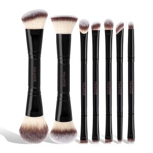 MAANGE Professional 7pcs Double-ended Makeup Brush Set Loose Powder Eyeshadow Foundation Facial  Brush  Makeup Brush