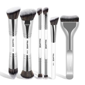 MAANGE Wholesale 6PCS Makeup Brush Foundation Brushes Concealer Brushes Eyeshadow Brush Customizable Facial Makeup Brush Set