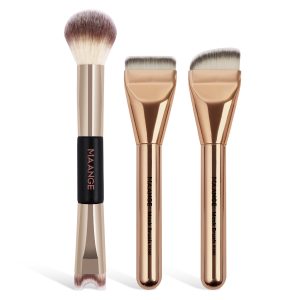 MAANGE Wholesale 3pcs Professional Makeup Brush Face Beauty Tools Foundation Loose Powder Contouring 3PCS Makeup Brushes
