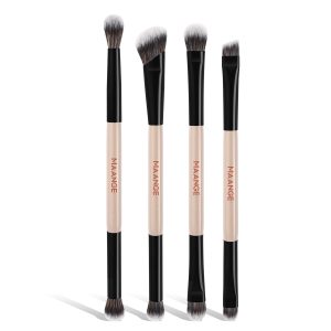 Maange Professional 4pcs Eye Makeup Brush Set Custom OEM&ODM Logo Natural Wholesale Makeup Brushes Set Makeup Tools
