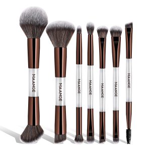 MAANGE Wholesale Custom Logo OEM&ODM Luxury 7pcs Makeup Brushes Set Makeup Tools Facial Professional Makeup Brush Set