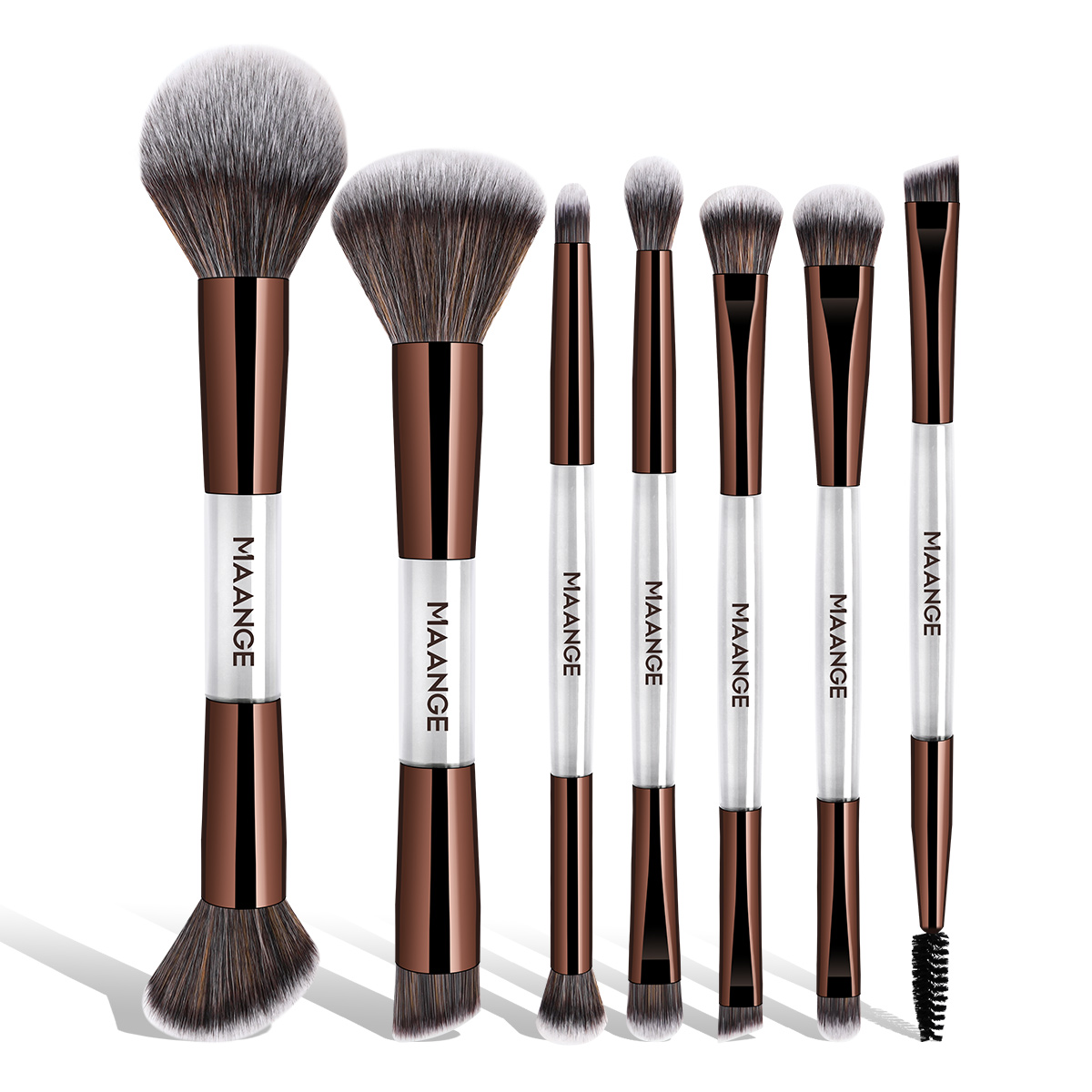 MAANGE Wholesale Custom Logo OEM&ODM Luxury 7pcs Makeup Brushes Set Makeup Tools Facial Professional Makeup Brush Set - 图片 1