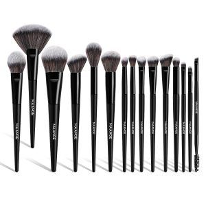 MAANGE Custom Logo OEM&ODM 15PCS Cosmetics Brushes Powder Puff Eyeshadow Makeup Tools Professional Makeup Brush Set